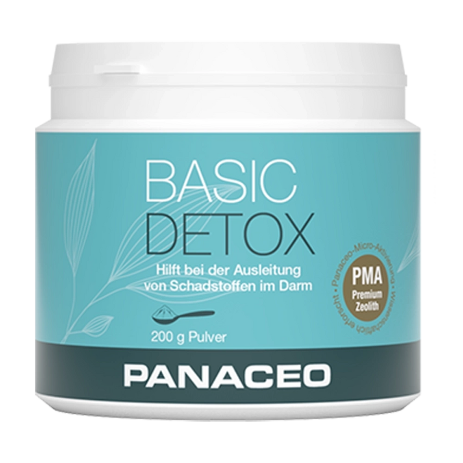 Zeolith Pulver Basic Detox von Panaceo, Pulver 200 Gramm