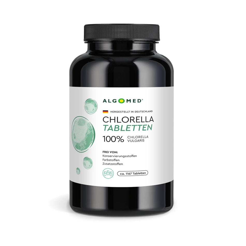 Chlorella Tablets by Algomed®, 1167 Tablets, Made in Germany