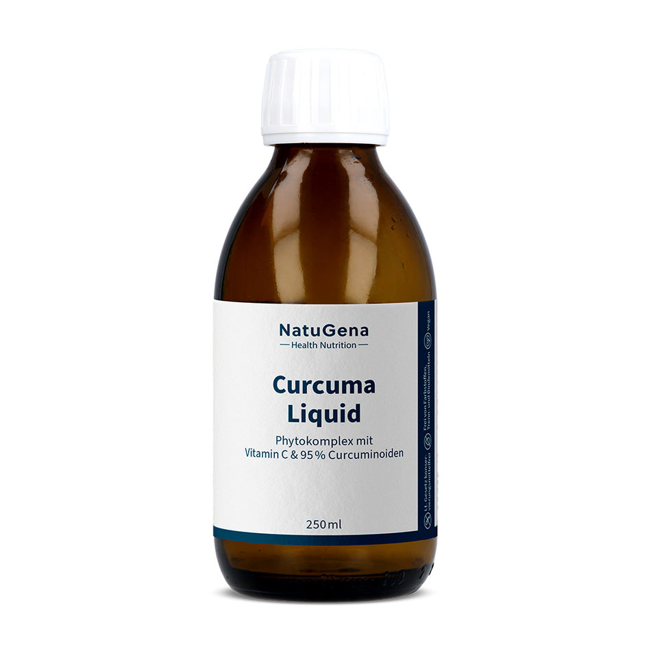 Curcuma Liquid – Flüssiges Curcumin mit Phytokomplex und Vitamin C, 250ml
