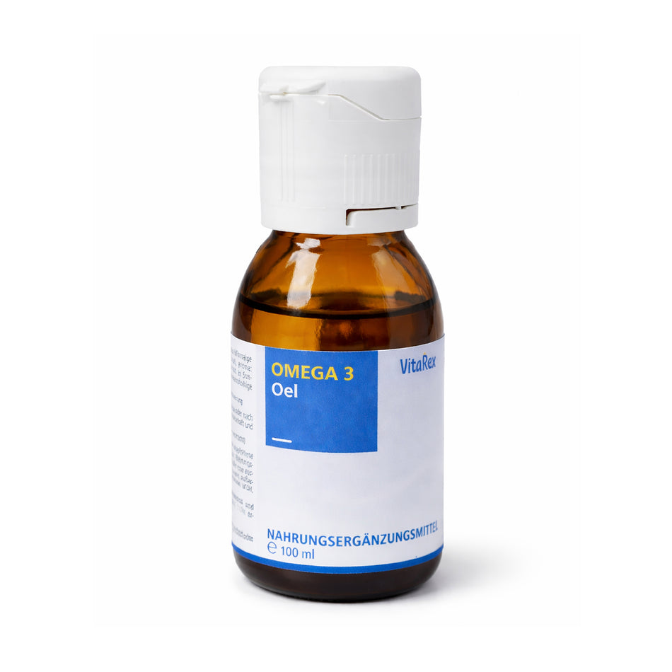 Omega-3 Algenöl – hochdosiert & vegan von VitaRex | 2.2g/Tag DHA & EPA | 100 ml
