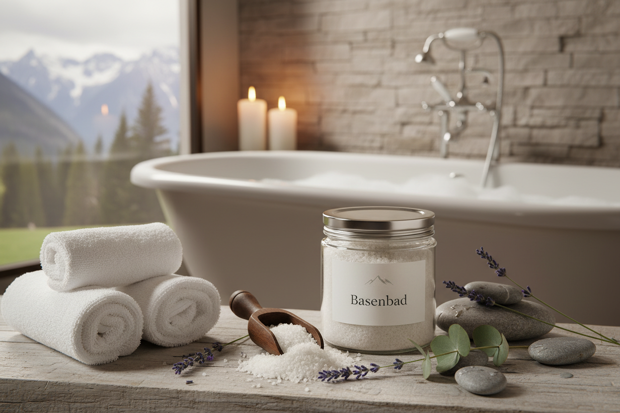 wohltuendes Basenbad